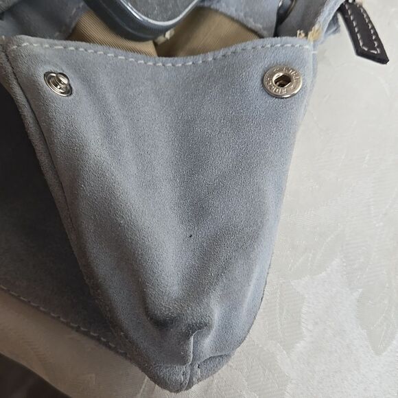 Neiman Marcus Grey Suede Mini Bag - Picture 11 of 11